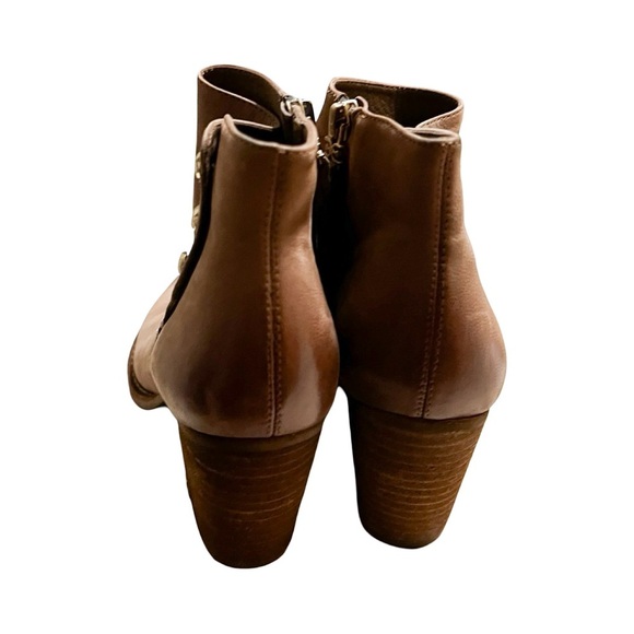 NEW SAM EDELMAN Mariella Bootie in Praline Nubuck Sz 7.5 - Picture 5 of 5